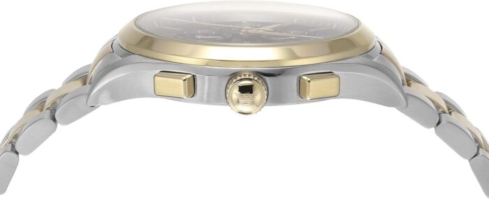 Emporio Armani Paolo Chronograph Grey Dial Two Tone Steel Strap Watch For Men - AR11527 - Image 8